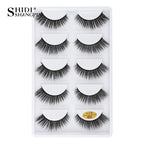 3/5 Pairs Hot Sale Natural Long 3D Mink Lashes Soft Short Faux Cils Handmade Fake Lashes Makeup Tool Eyelash Extension Maquiagem