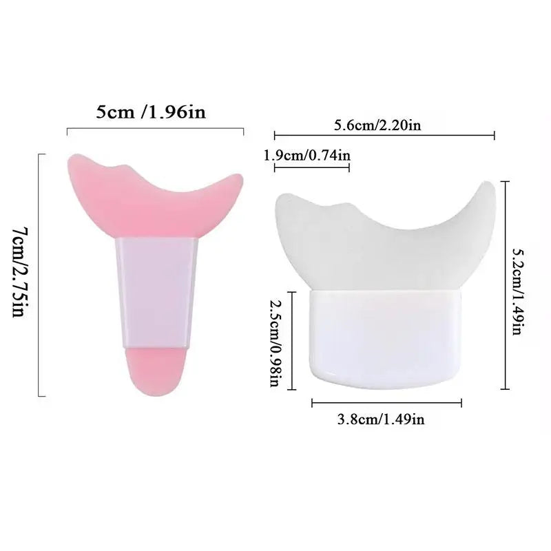 Template For Eyeshadow Silicone Eyeliner Help Mascara Applicator Aid Multi-use Templates To Outline The Eyes Makeup Tool