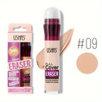 New Sponge Head Concealer for Dark Circles Freckles Acne Pigmentation and Blemishes Long Lasting Moisturizing Liquid Foundation