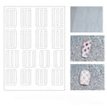1pcs Hollow Lace Simple Fashion French Nail Stickers Self-Adhesive Slider Nail Art Decals Decoration DIY Nail Art Accessories