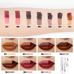 QIC Waterproof Lip Liner Peel Off Tattoo Lipgloss Long Lasting Matte Lip Tint Brown Contour Tear-off Lips Stain Cosmetic