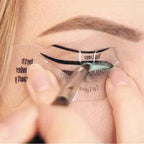 2pcs/bag Cat Eyeliner Smokey Eye Template Shape Model Fashion Eyeliner Card Stencil Eye Makeup Stencils