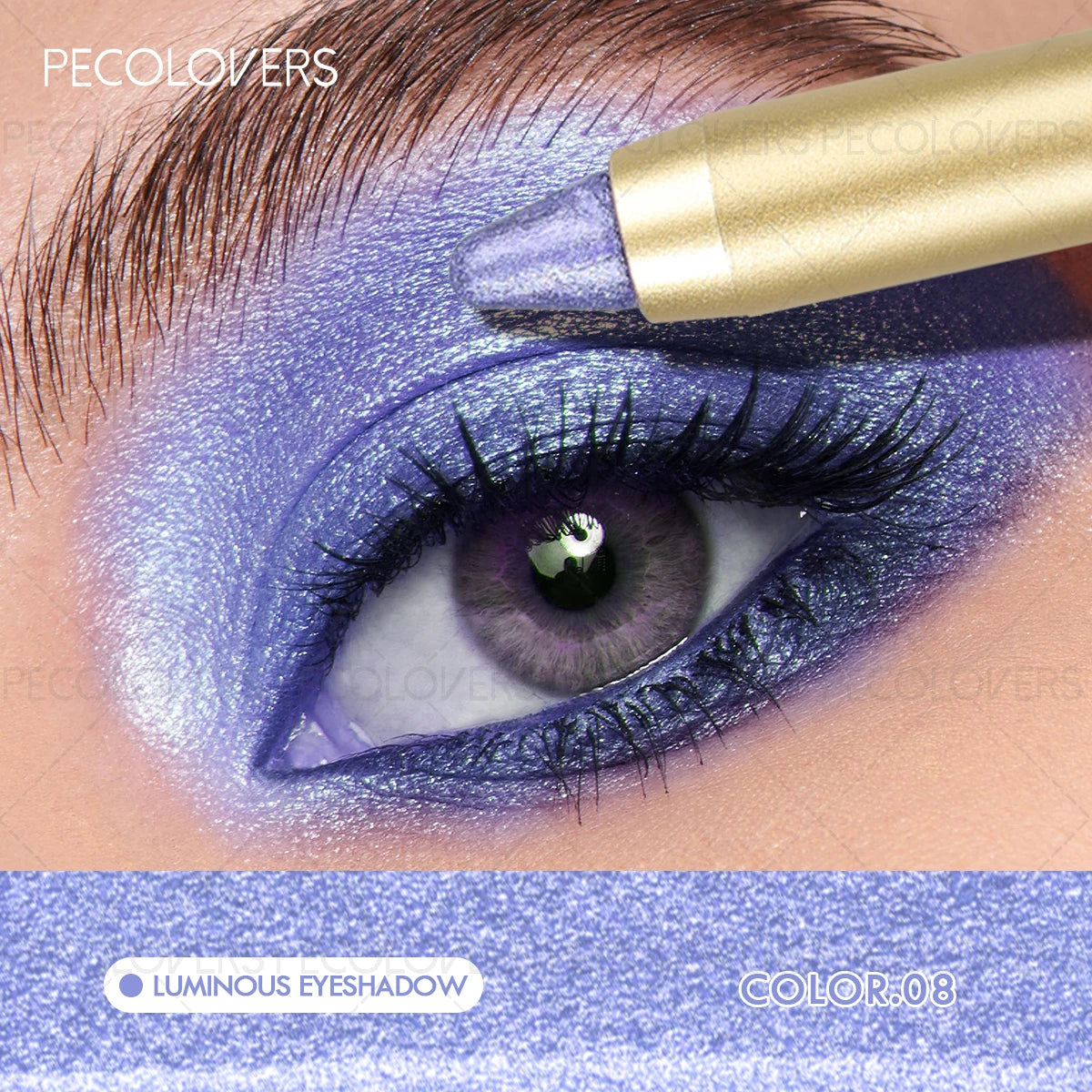 Gold Tube Eye Shadow Pen, Multi-color Selection, Eye Highlights, Brightening Eyes, Waterproof and Sweatproof, Eye Cosmetics