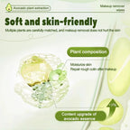 80 PCS Avocado Scented Makeup Removing Wipes - Deep Cleansing, Travel-Friendly, Single-Use