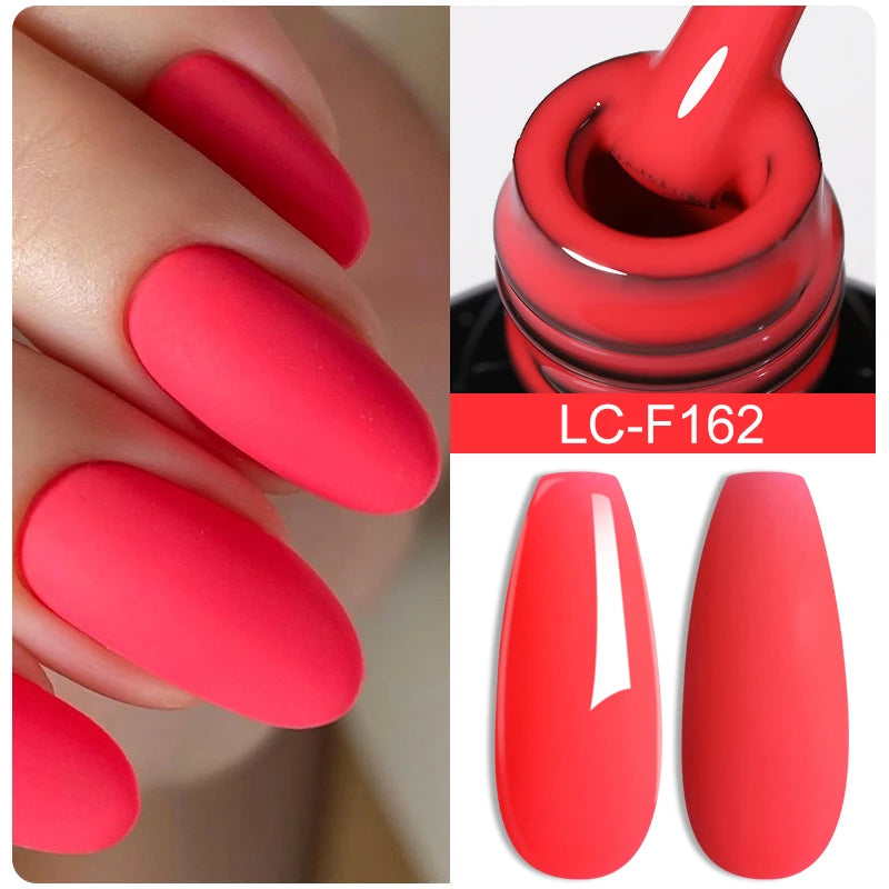 LILYCUTE 7ML Pink Glitter Nail Gel Polish Nude Natural Long Lasting Manicure Soak Off UV LED Nail Art Base Top Coat Gel Varnish