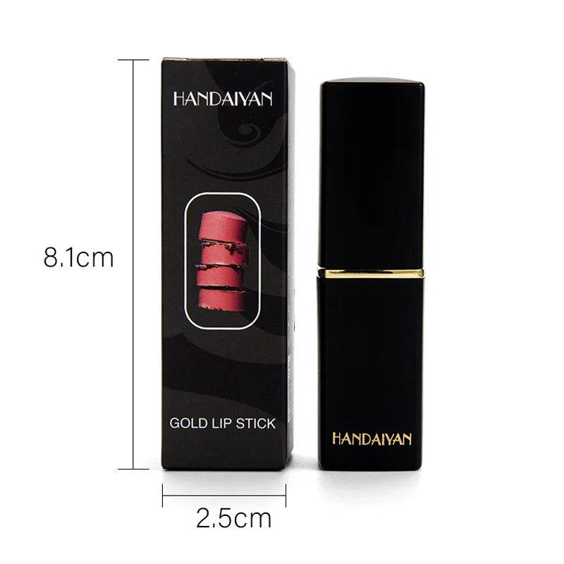 Mermaid Maggie Lipstick 9 Colors Long Lasting Shiny Metallic Lipsticks Pearls Changing Warm Gold Plated Women Lip Cosmetics