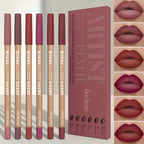 6pcs Velvet Matte Lip Liner Pencils Set Long-Lasting Non-Drying Perfect for Lining Filling Lips Versatile for All Skin Typ