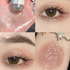 Cappuvini Liquid Eyeshadow High-Gloss Shiny Mermaid Pearl Tears Brightening Glitter Highlighter Quick Drying Eyeliner