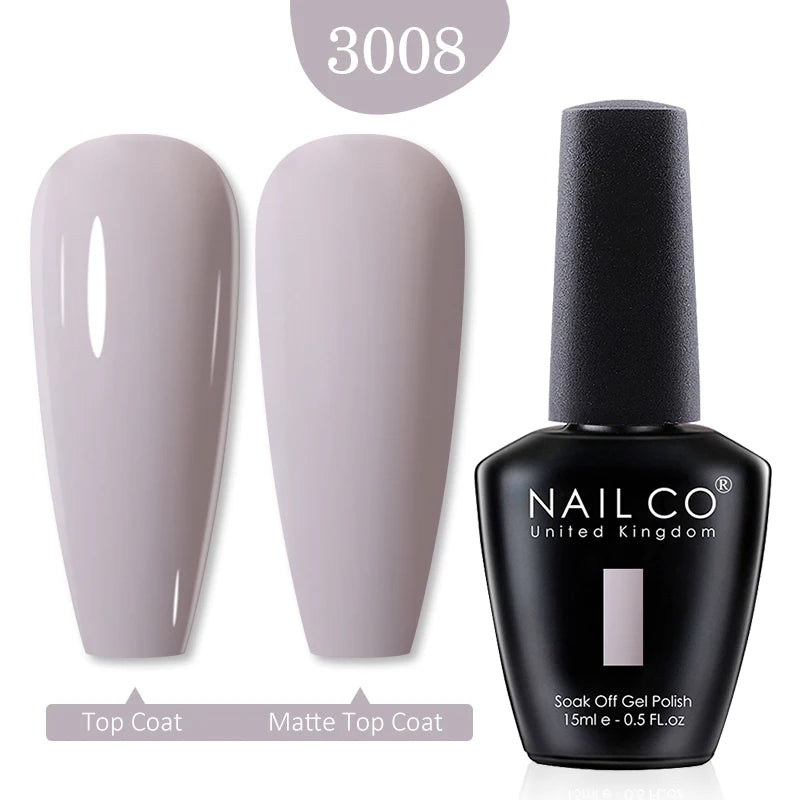 NAILCO Red Colors Series 15ML Nail Gel Polish Nail Supplies Semi Permanent For Nail Art Manicure Soak Off LED UV Hybrid Varnish