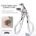 Portable One-Clip Curling Comb Tooth Lashes Wide-Angle or Partial Eyelash Curler Sunflower Eyelash Curler Cosmetic Eyes Beauty