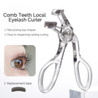 Portable One-Clip Curling Comb Tooth Lashes Wide-Angle or Partial Eyelash Curler Sunflower Eyelash Curler Cosmetic Eyes Beauty