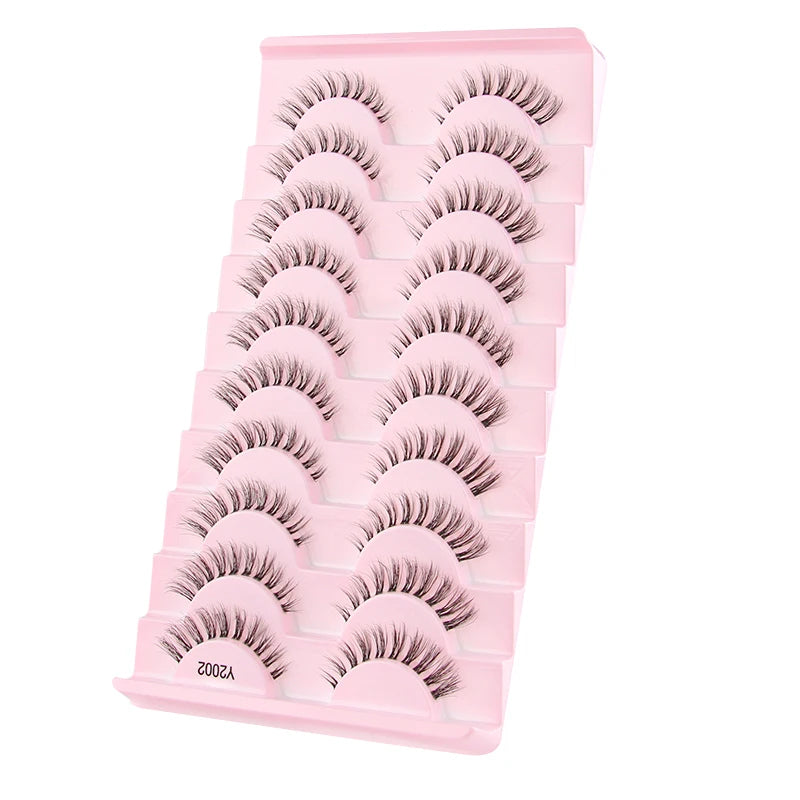 False Eyelashes 3/10 Pairs Natural Long Mink Lashes Strip Dramatic Fake Lashes Full Eye yelash Extension Makeup Faux Cils Tool