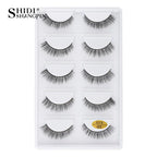 3/5 Pairs Hot Sale Natural Long 3D Mink Lashes Soft Short Faux Cils Handmade Fake Lashes Makeup Tool Eyelash Extension Maquiagem