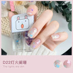 Water-based Nude Icy Women Children Nail Polish Twin Star Set No-bake Quick-drying Odorless Nail Polish Full Set Makeup