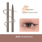 JUDYDOLL Ultra-fine Liquid Eyeliner Skinny Curved Brushwork Long lasting Waterproof Anti Shake Fast Drying Slim Enlarged Eyes