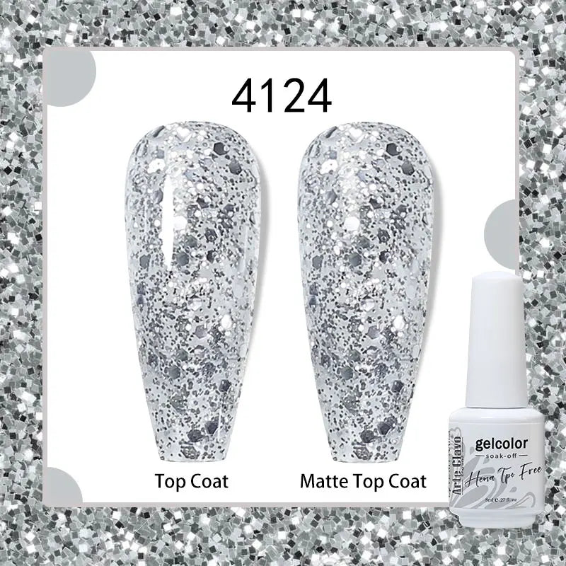 Arte Clavo 8ml HEMA TPO Free Gel Nail Polish Nail Art Manicure Semi Permanent Gel UV Hybrid Varnishes Base Top Coat Enamels New