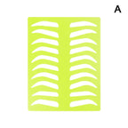Universal Eyebrow Lip Tools Beginners Friendly Eyebrow Template Skin-Friendly Cost-Saving Eyebrow Stencils For Female
