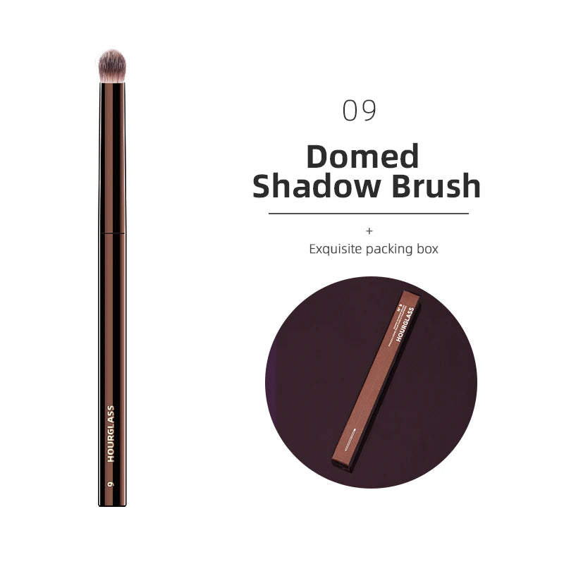 Hourglass Makeup Brush All Kinds Eyeshadow Foundation Concealer Powder Bronzer Blusher Eyeliner Retractable Professional Brushes