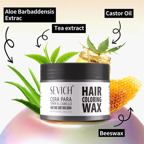 13 Color Hair Colour Wax DIY Hairs Dyed Mud Easy To Wash Long Lasting Dye for Eyebrow Beard Coloring Temporary Hair Colour Cream