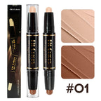 Double Head Highlight Pen Face Make Up Liquid Waterproof Contouring Foundation Contour Makeup Concealer Stick Pencil Cosmetics