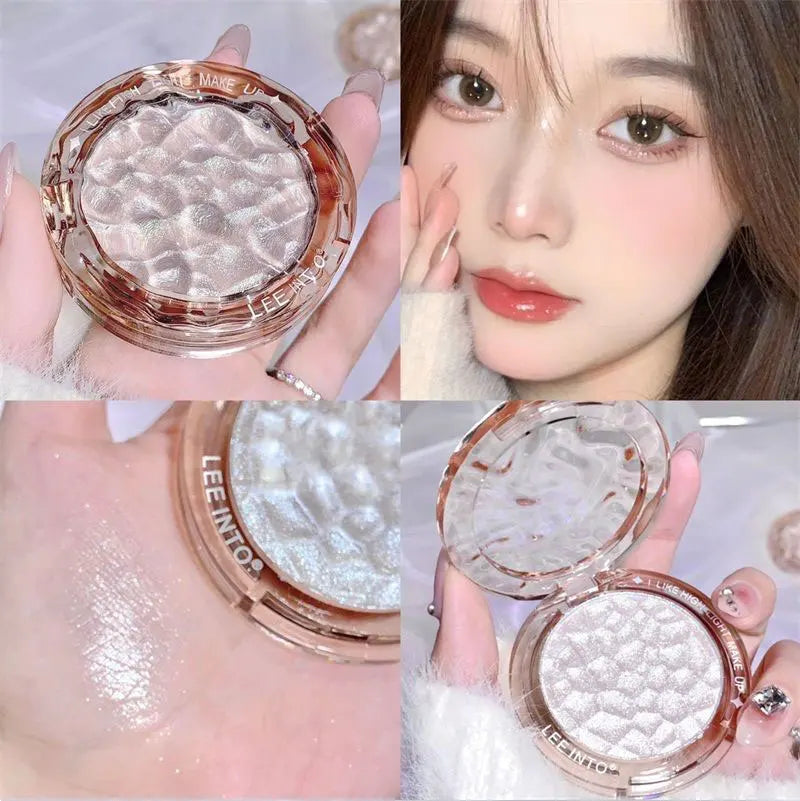Crystal Bright Light high Gloss Powder Pearl Fine Flash Flash brightening makeup not fly Powder for young girls blush