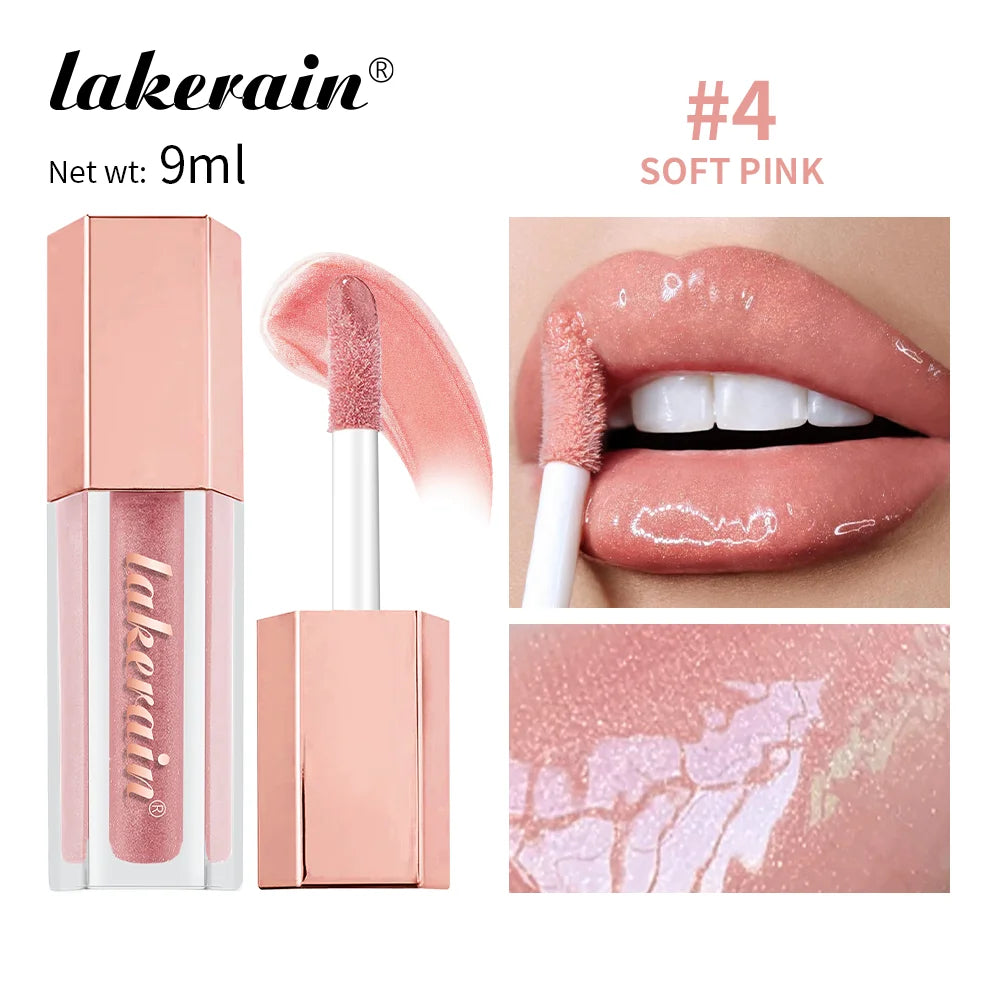 NEW Glitter Gloss Universal Lip Luminizer 8 Colors Makeup Lip Gloss Non-sticky Moisturizing Plumper Long Lasting Glitter Liquid