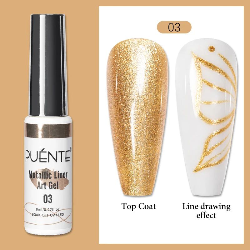PUETNE 7.5ML Amber Moonlight Cat Magnetic Gel Nail Polish Winter Nails Jelly Glass Cat Eye Soak Off UV Semi-Permanent Varnish