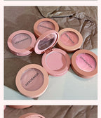 HerorangeHR402 Serbuk Serbuk Monokrom Kalis Air Panjang Tahan Lama Plat Peach Orange Kabus Lembut Lembut Matte Semulajadi Blush