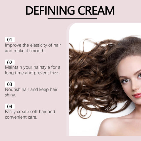 Curl Styling Elastin Nourishing Hair Preventing Dry And Damaged Hair Moisturizing Lasting Styling Curling Hair Care Essence 50ml