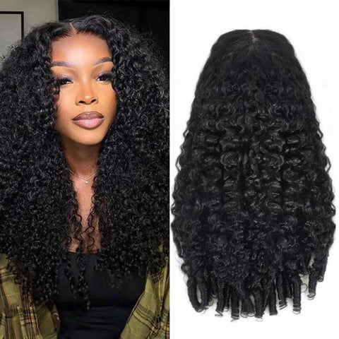 30 36 46 Inch Burmese Curly 13x6 Hd Lace Front  Human Hair Hair Wig 200 Density 13x4 7x6 Lace Full Frontal Hair Wigs For Women
