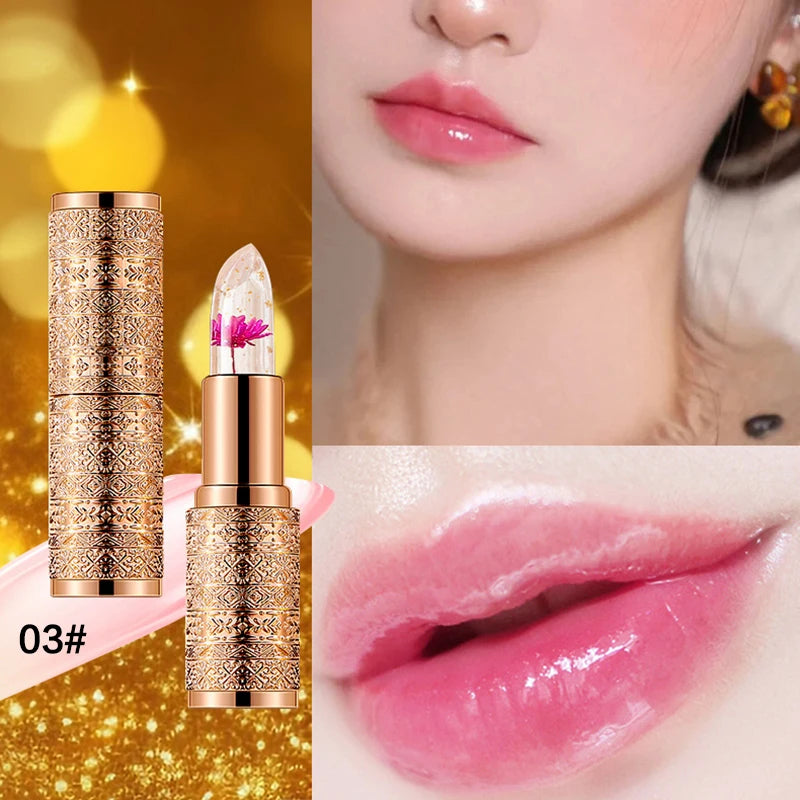 Nature-Inspired Color-Changing Lip Balm - Moisturizing, Long-Lasting, Temperature-Sensitive Paste for All Skin Types
