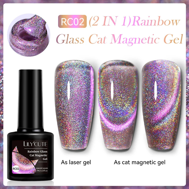 LILYCUTE 5ML Metallic Painting Liner Gel Nail Polish Super Bright Gold Silver Mirror Drawing Gel Semi Permanent Line French Nail