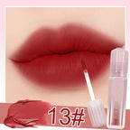 Matte Silky Velvet Lipstick, Creamy Texture, Long Lasting High Impact Color, Waterproof, Non-Stick Cup, Lip & Cheek Dual-Use,