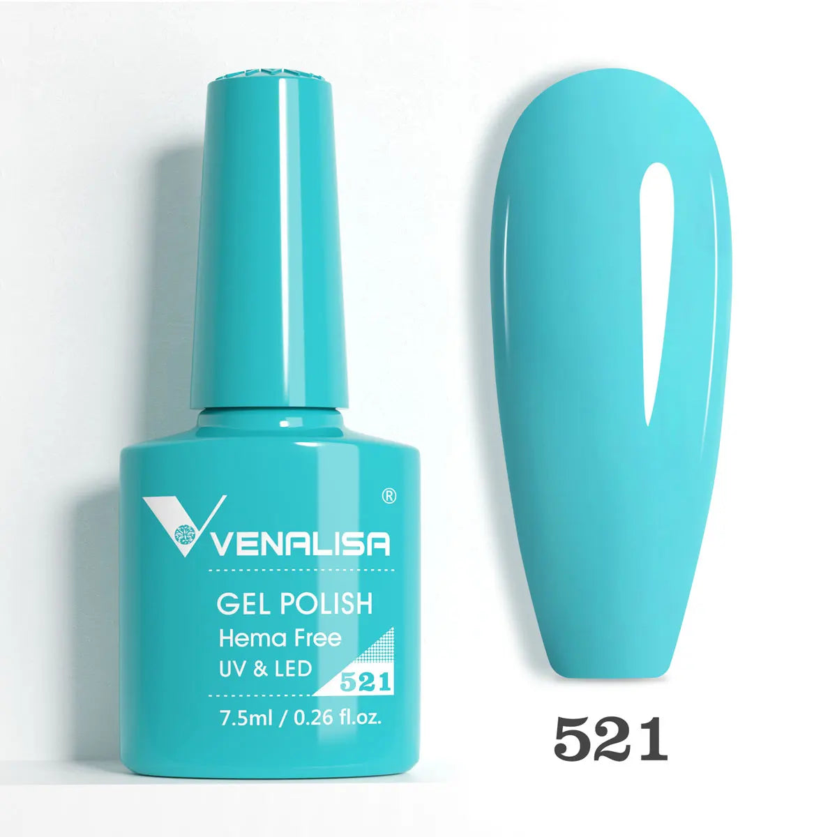 Venalisa HEMA TPO FREE 7.5ml Gel Polish Nail French Pink Jelly Nude Collection Nail Gel Polish Glitter Gorgeous Soak Off UV LED