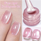 BORN PRETTY 10ml Silver Water Light Cat Magnetic Gel Nail Polish Nail Supplies Vernis Semi Permanent Gel for Fall Winter Nails