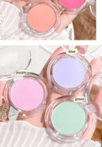Monochrome Blush Palette Rose Orange Soft Mist Girl Blusher Powder Natural Face Makeup Matte Peach Rouge Contour Shadow Palette