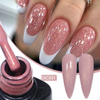 7ml Champagne Gold Sliver Reflective Nail Gel Polish Sparkling Shining Glitter Pink Red Nail Supplies Semi Permanent Gel Varnish