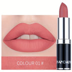Matte Lipstic Long-Lasting, High-Pigment Velvet Finish, Smooth & Non-Drying Formula, Multiple Bold Shades for All Skin Tone