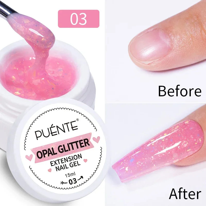 PUENTE 5ml Metallic Painting Liner Gel Polish Bright Mirror Effect Semi-Permanent UV Nail Varnish For Stunning French Nail Art