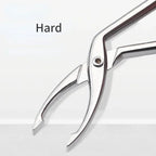 New Elbow Eyebrow Pliers Clip Scissors Tweezers Straight Pointed Stainless Steel Eyebrow Plucking Makeup Beauty Tools