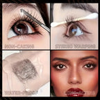 Steel Tube Mascara - Volumizing & Lengthening 3D Curling Eyelash Iron Mascara,Smudge-Proof Lasting Lashes Primer Makeup Beginner