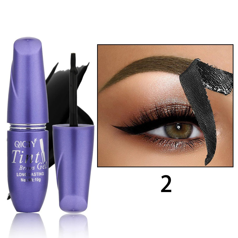 New Tattoo Peel Off Eyebrow Gel Tint Semi Permanent Brow Tint Waterproof Lasting Transfer-proof for Fuller Defined Looking Brows
