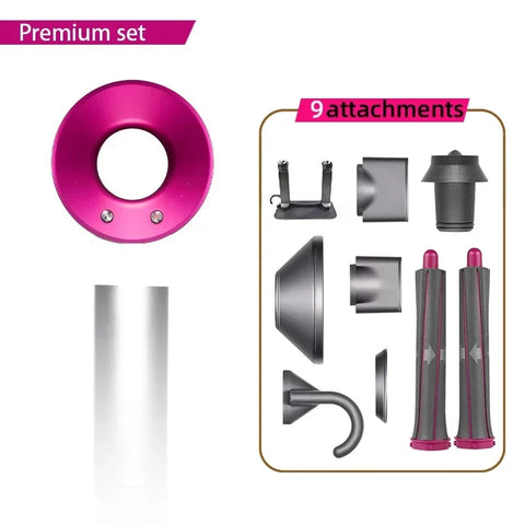 High Speed Bladeless Hair Dryer Negative Ion Fast Drying Home Powerful Hair Dryer Styling Tools 1600W High Speed Hair Dryer