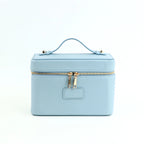 pu leather cosmetic bag with zoned storage and large capacity toiletry bag for autumn and winter new products