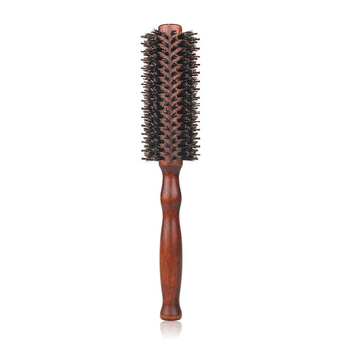 12 Style Wood Handle Round Rolling Brush Straight Twill Hair Comb Boar Bristle Round Barrel Hair Curling Brush Hairdressing Tool