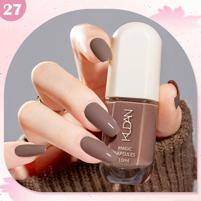 10ml Water-Based Peel Off Nail Polish 40 Colors Long Lasting Quick Drying No Need of Lamp to Cure Nail Supplies Manicure Nails