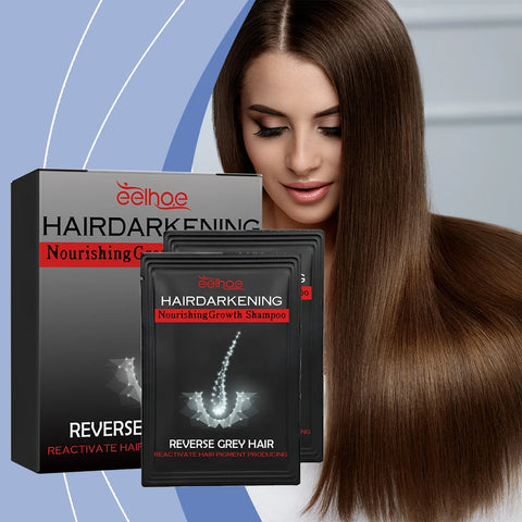 Instant Coloring Hair Dye Shampoo Natural Black Herbal Moisturizing And Lasting Oil Control Convenience Men Women Hair Care