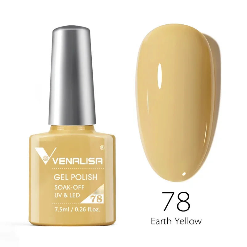 Venalisa VIP4 Nail Gel Polish HEMA/TPO FREE Full Coverage Beautiful Semi Permanent Soak Off UV LED Gel Nail Polish Gel Lacquer