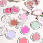 Monochrome Blush Palette Rose Orange Soft Mist Girl Blusher Powder Natural Face Makeup Matte Peach Rouge Contour Shadow Palette