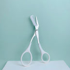 Eyebrow Razor Scissor  Stainless Steel Safe Anti-scratch Trimmer for Beginners Crescent Sharp Beauty Tool Multi-color